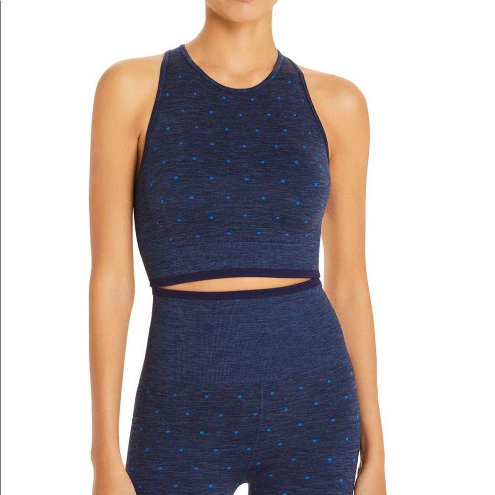 NWT Splits59 Anna dotted longline sports bra